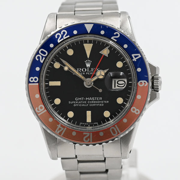 Rolex GMT Master Pepsi ref: 1675 from 1975