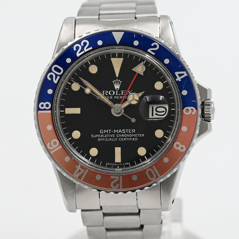 Rolex GMT Master Pepsi ref: 1675 from 1975