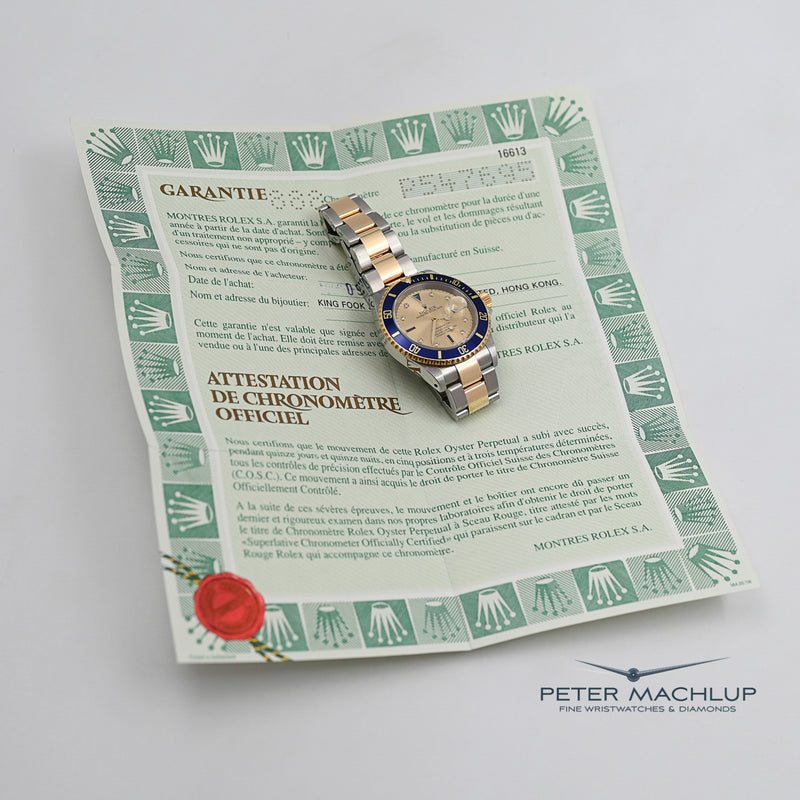 Rolex Submariner Date Blue Dial 2001