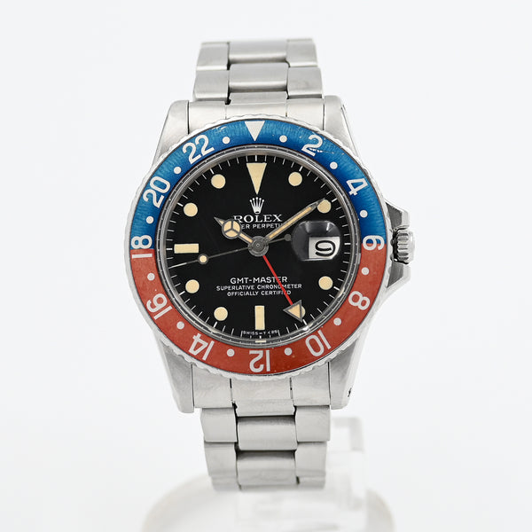 Rolex GMT Master Pepsi ref: 1675 from 1975